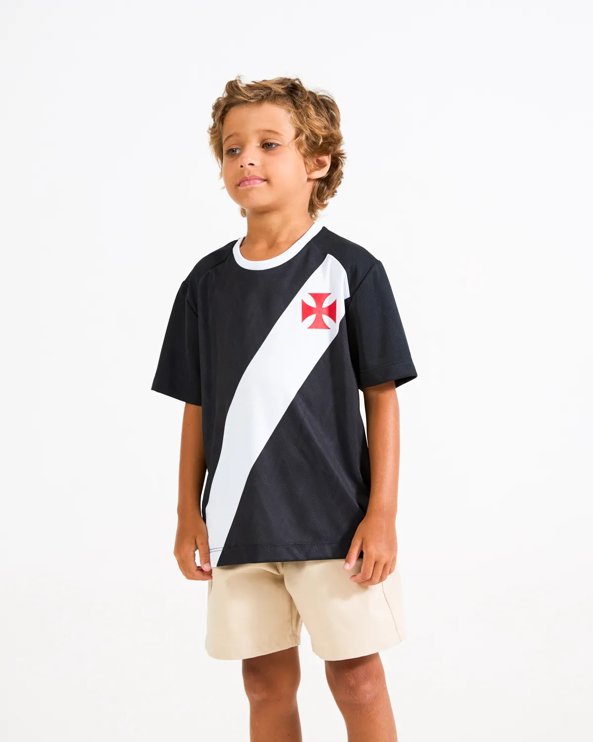 VAS - PRINCIPIA CAMISETA INF 100% PES PRETO/BRANCO