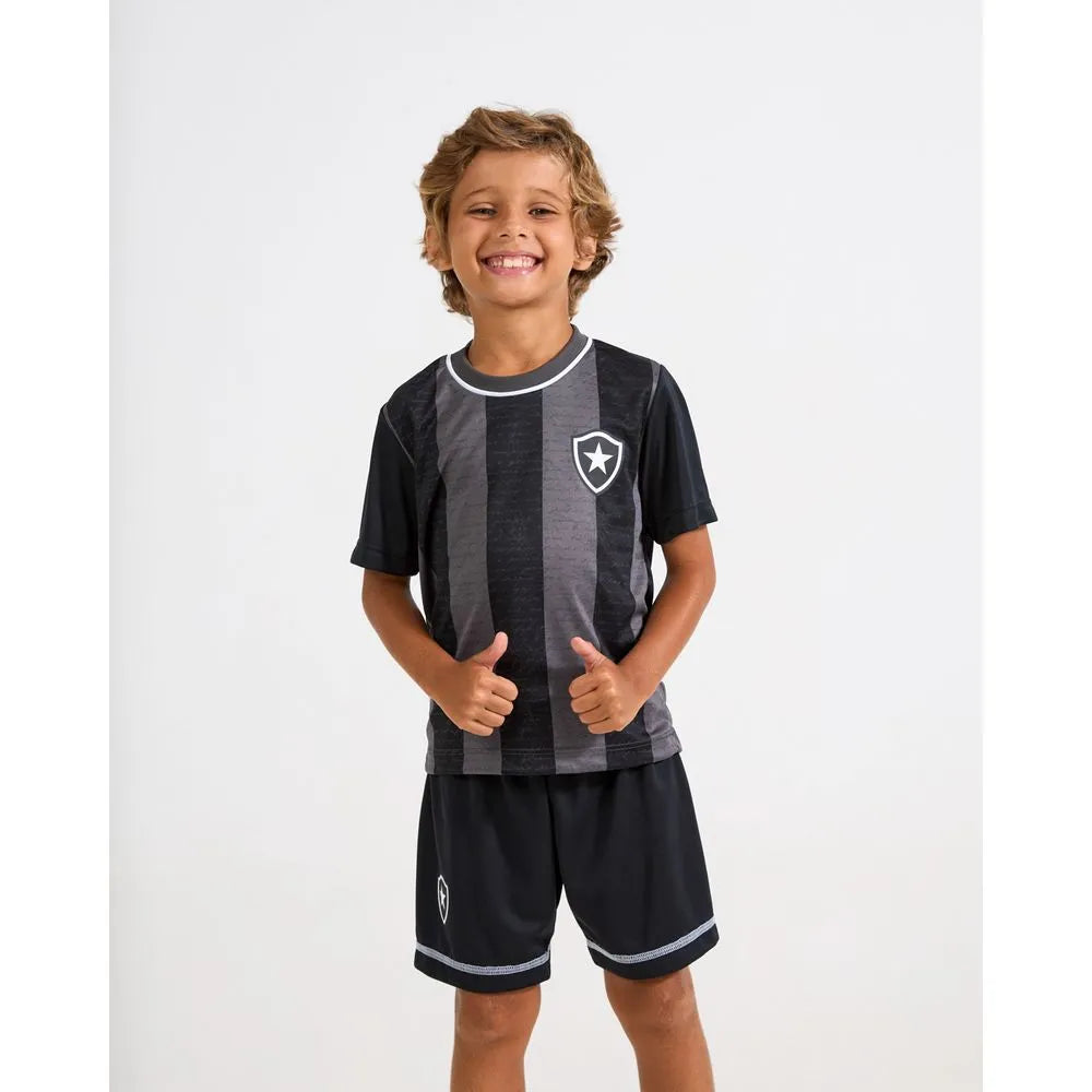 BOT - ROMPER CAMISETA INF 100% PES PRETO