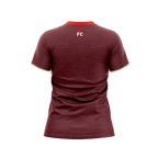 SPF - DIGNO CAMISETA FEM 100%PES MESCLA VINHO/PQ