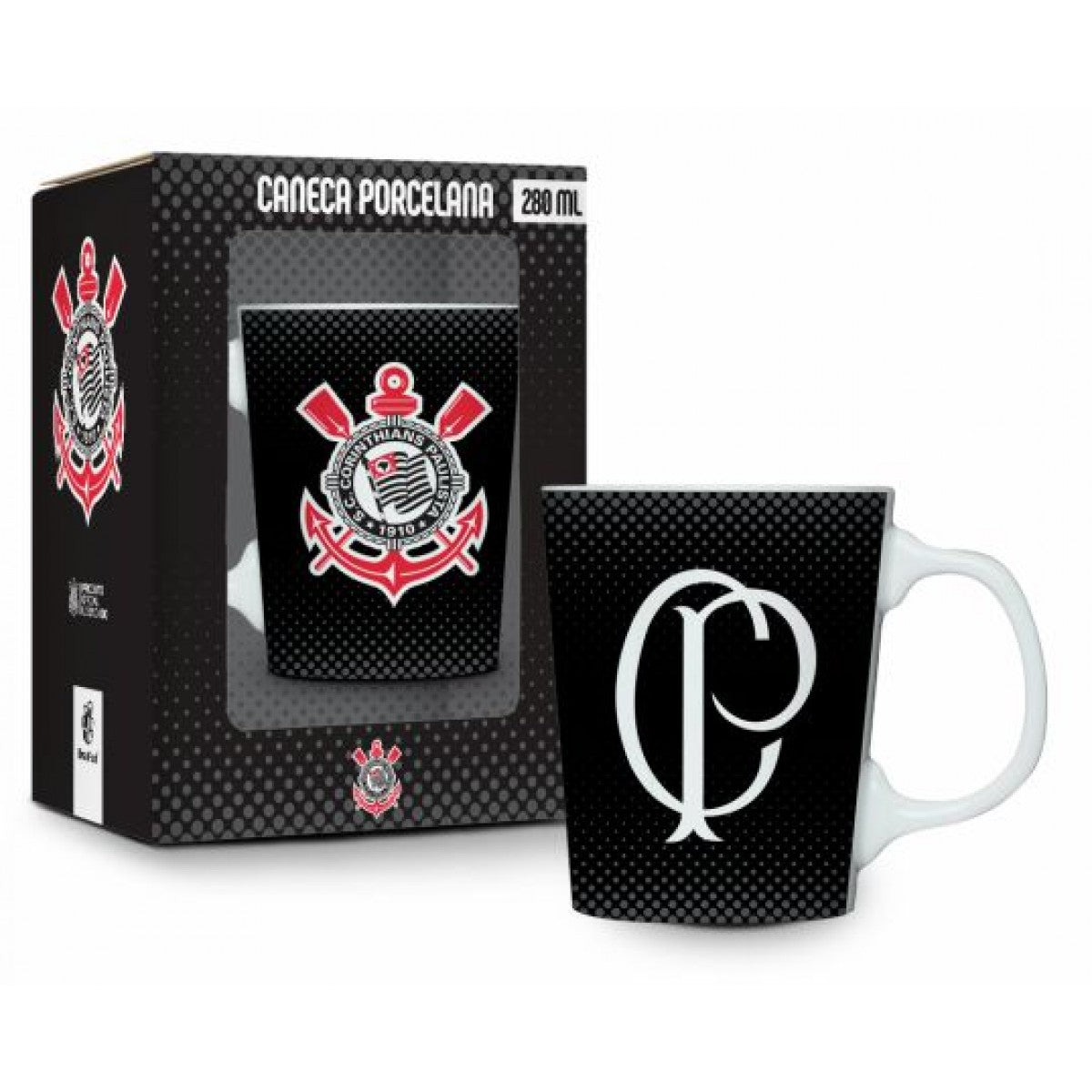 CANECA PORCELANA PREMIUM - CORINTHIANS