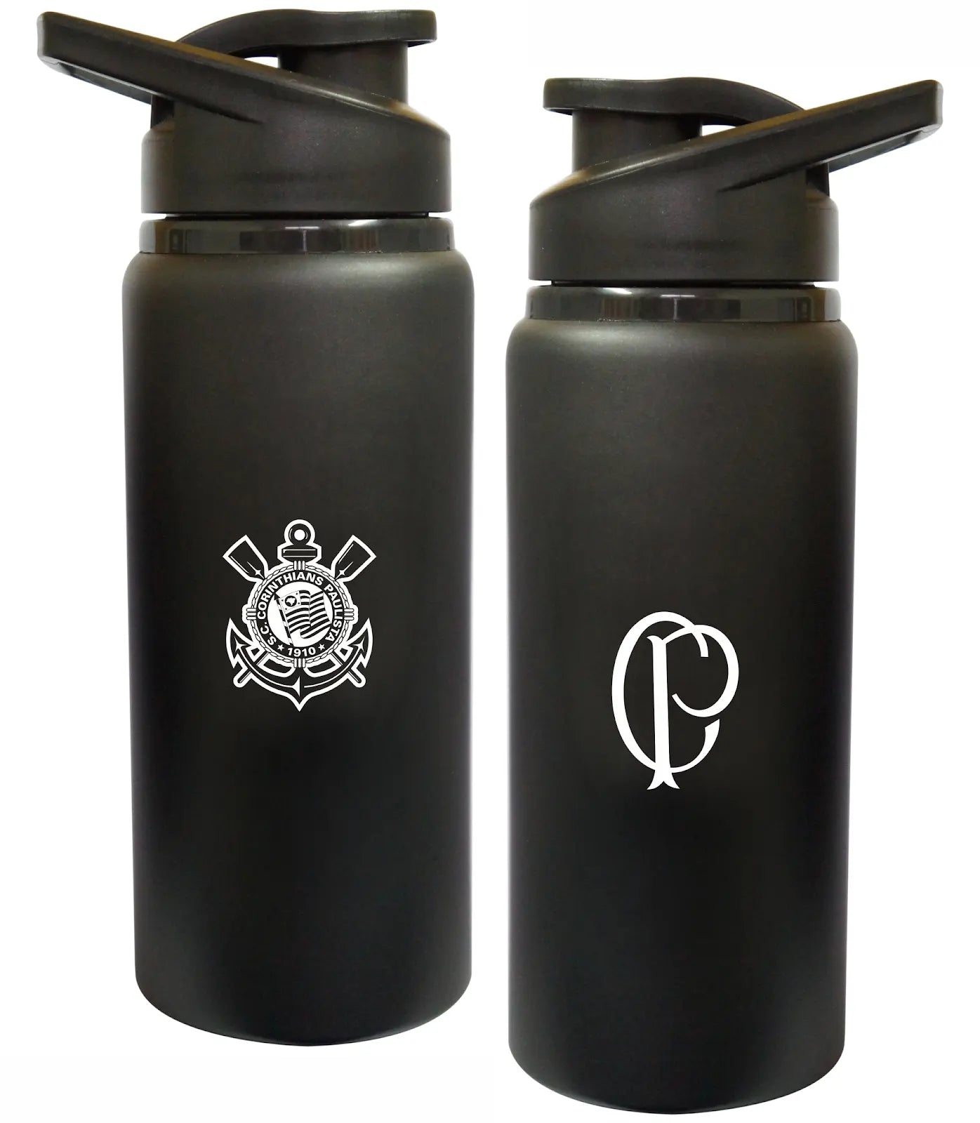 SQUEEZE PRT 600ML BICO-ESC CORINTHIANS