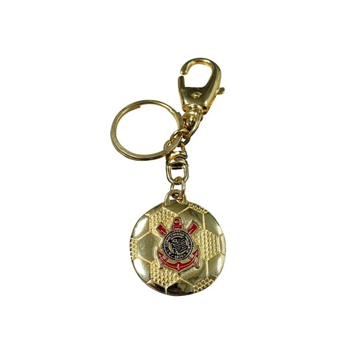 CHAVEIRO OURO BOLA DO CORINTHIANS