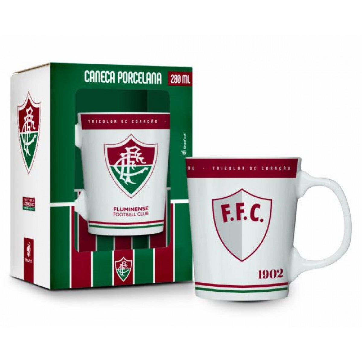 CANECA PORCELANA PREMIUM - FLUMINENSE
