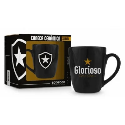 CANECA CER. PRIME TIMES 350ML - BOTAFOGO