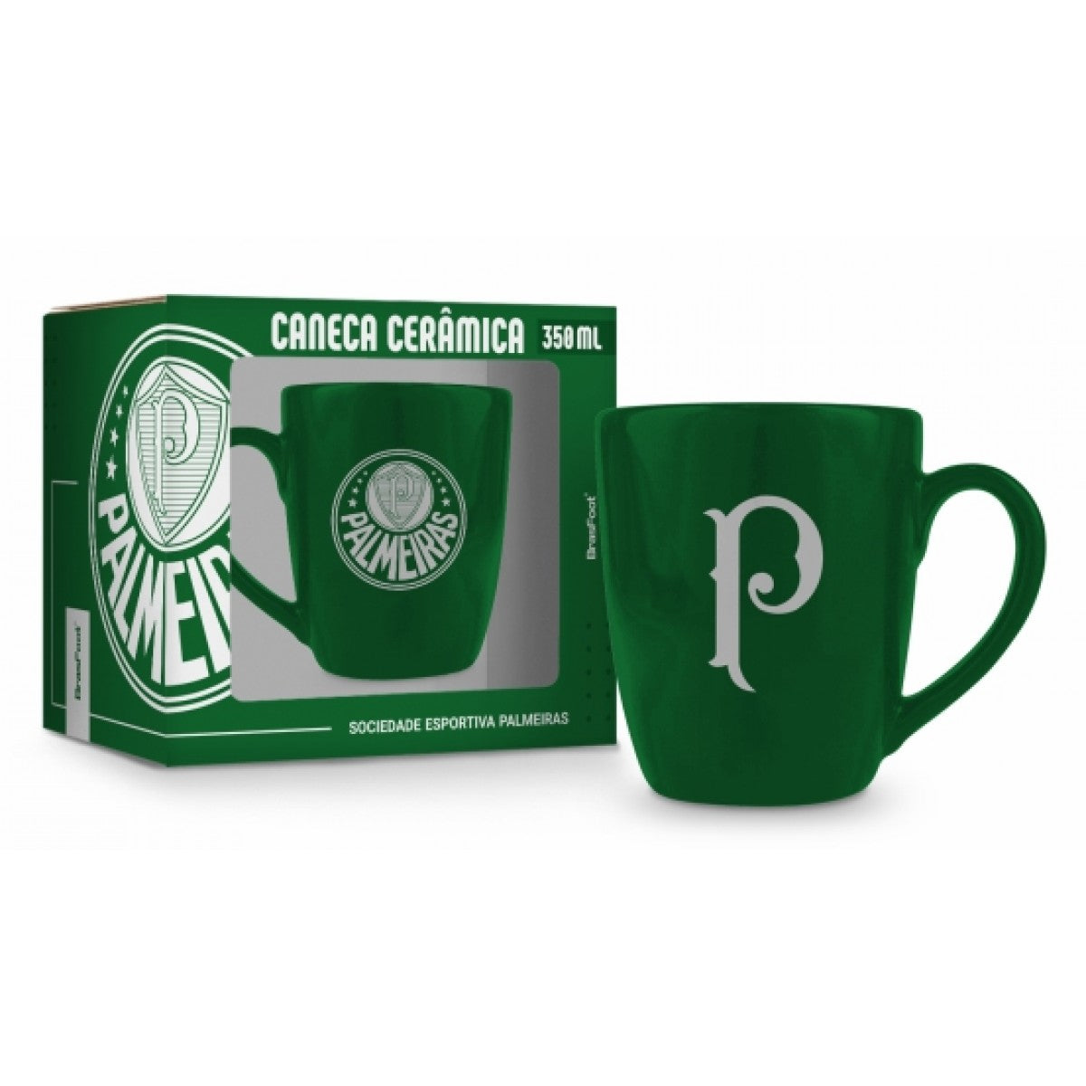 CANECA CER. PRIME TIMES 350ML - PALMEIRAS
