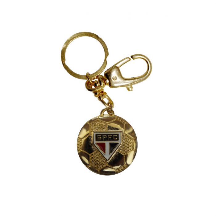 14155-CHAVEIRO OURO BOLA SAO PAULO