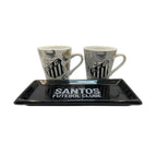 JOGO DE 2 CANECAS DE PORCELANAS SANTOS