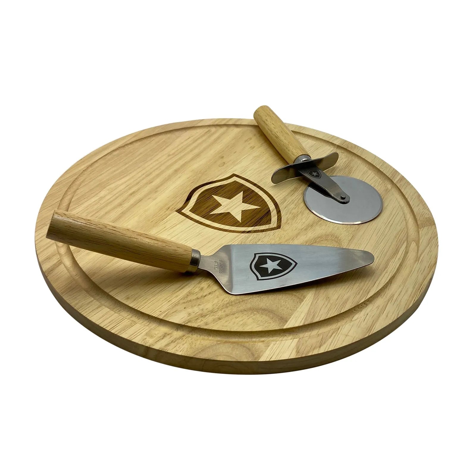 KIT QUEIJO 3 PCS C/SUPORTE - BOTAFOGO