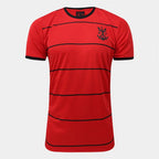 FLA - CHARACTER CAMISETA ADT 100%PES VERMELHO/PEQU