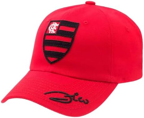 BONE ZICO VERM BORDADO FRONTAL DORA U VERMELHO MEDIO