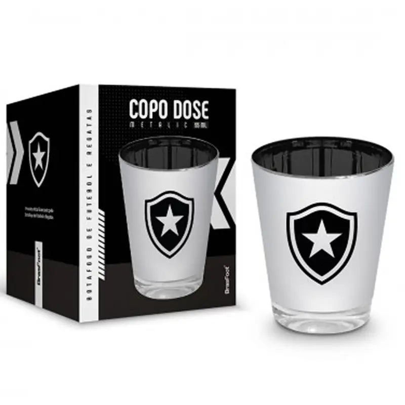 COPO DOSE METALIC 55ML TIMES - BOTAFOGO