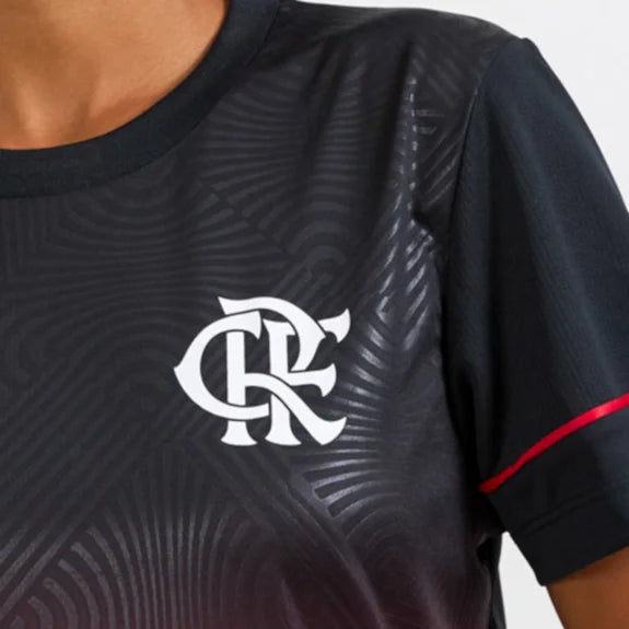 FLA - CANASTRA CAMISETA FEM 100% PES PRETO