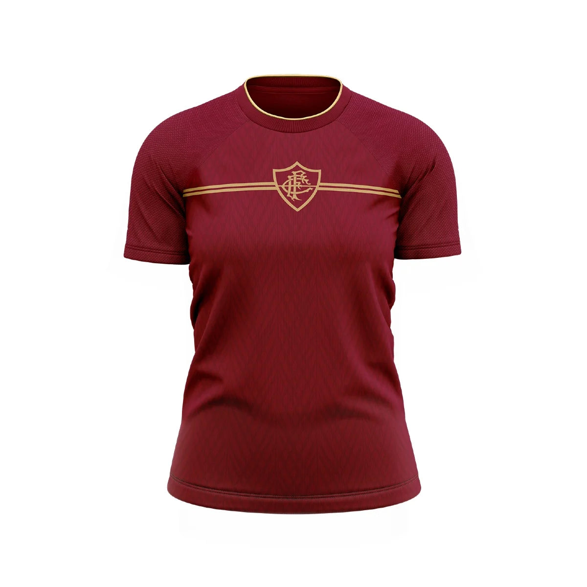 FLU - TRANCA CAMISETA FEM 100% PES VINHO