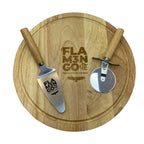 4292-KIT PIZZA 3 PCS - FLAMENGO