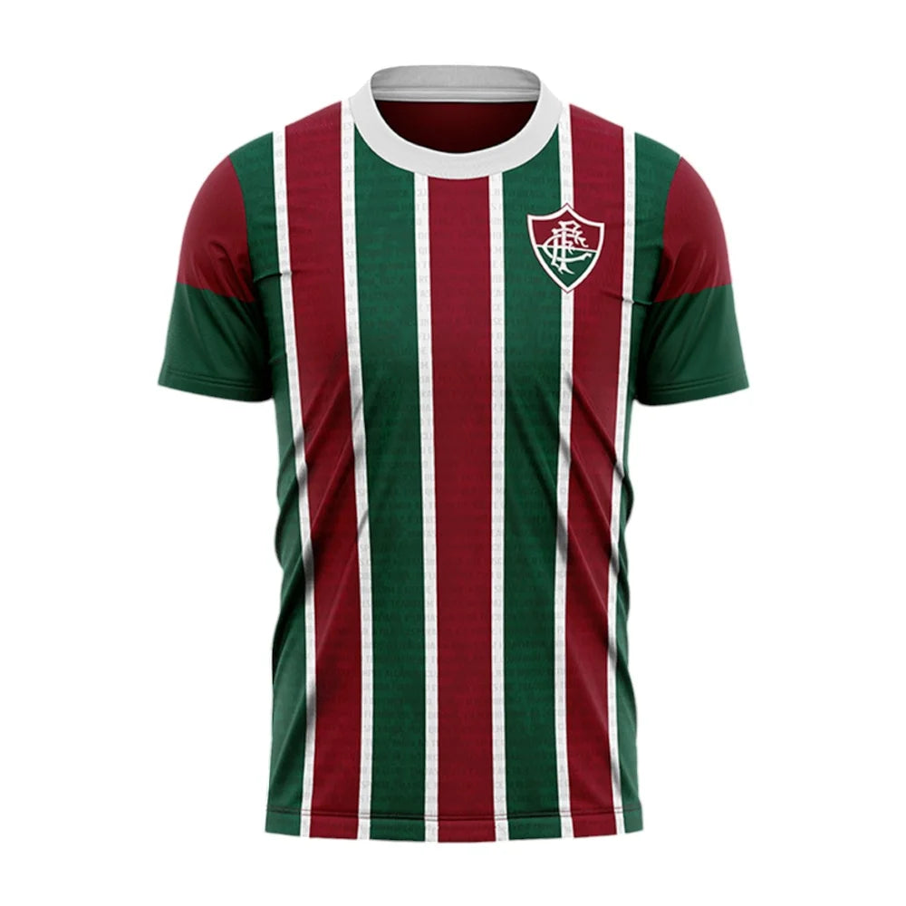 FLU - RAIAR CAMISETA ADT PES BRANCO/VINHO/VERD
