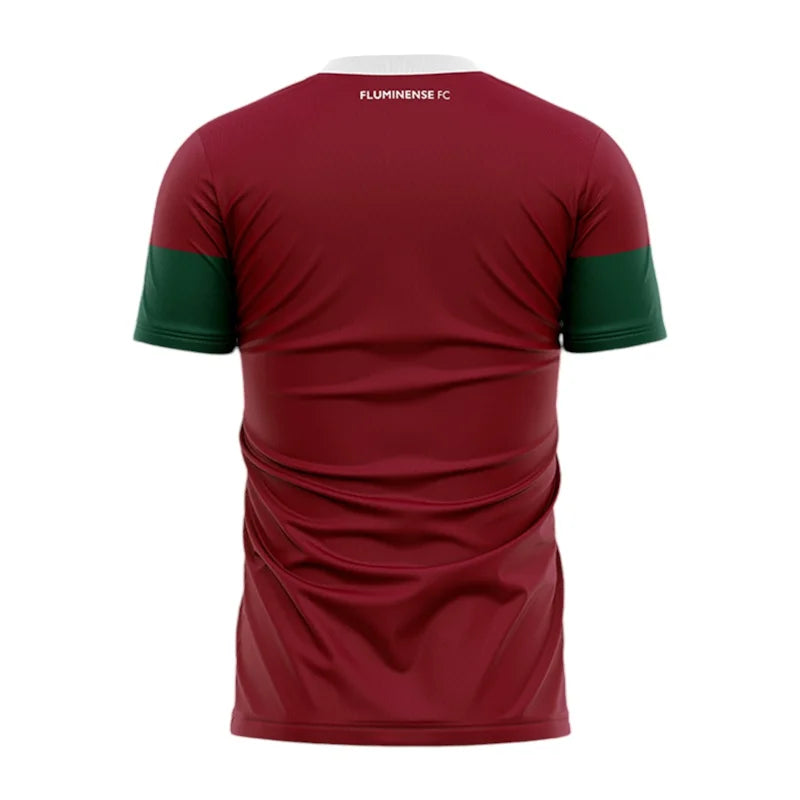 FLU - RAIAR CAMISETA ADT PES BRANCO/VINHO/VERD