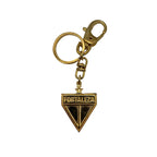 49040-CHAVEIRO OURO-ESCUDO FORTALEZA
