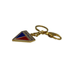 49040-CHAVEIRO OURO-ESCUDO FORTALEZA