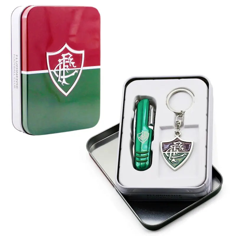 KIT DE CANIVETE SUICO E CHAVEIRO FLUMINENSE
