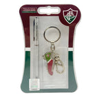 KIT DE CANETA ROLLER PEN COM CHAV. FLUMINENSE