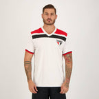 SPF - ROMPER CAMISETA ADT 100% PES BRANCO/PRETO