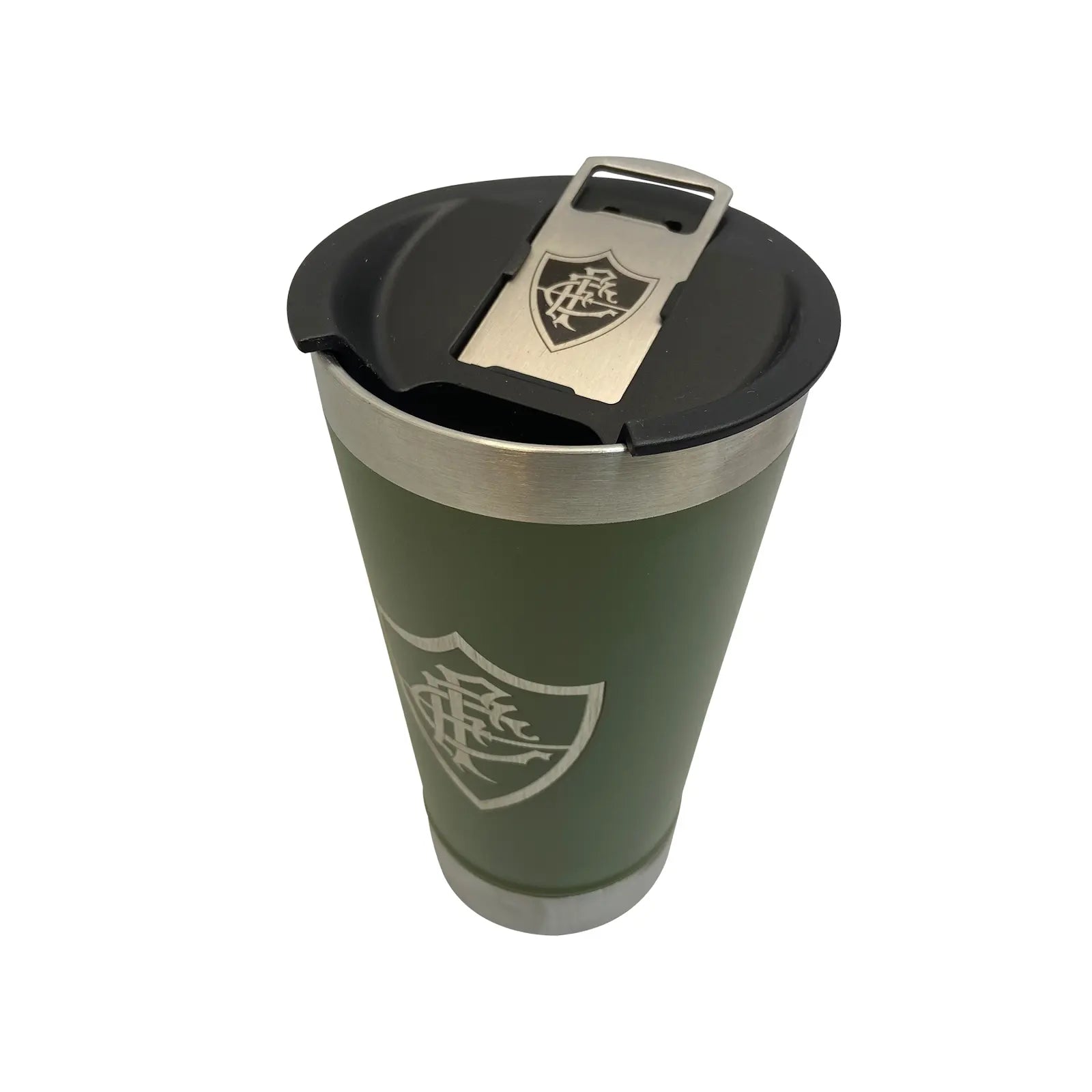 5203-COPO TERM 500ML VD C/ABRI - FLUMINENSE