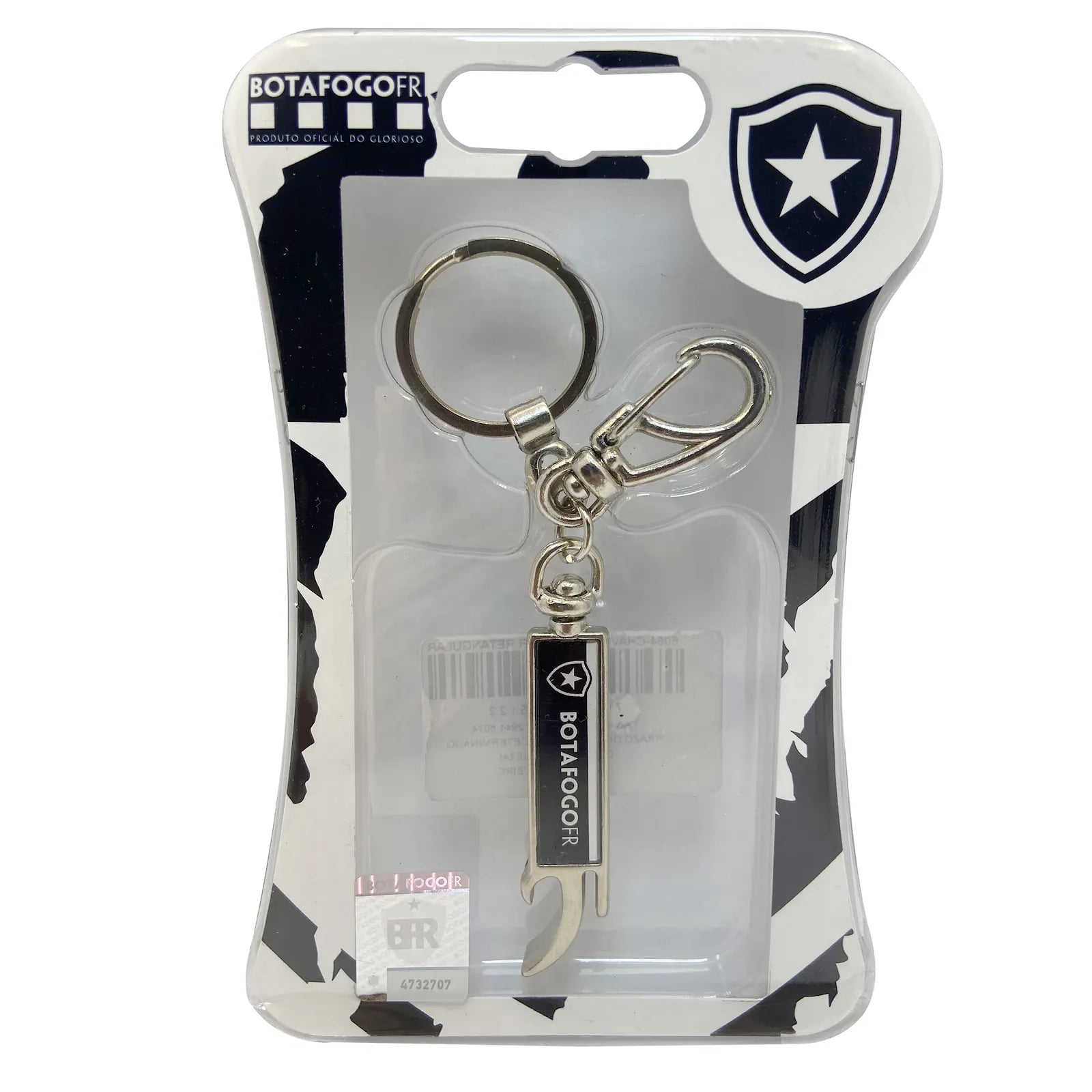 6054-CHAVEIRO ABRIDOR RETANGULAR - BOTAFOGO