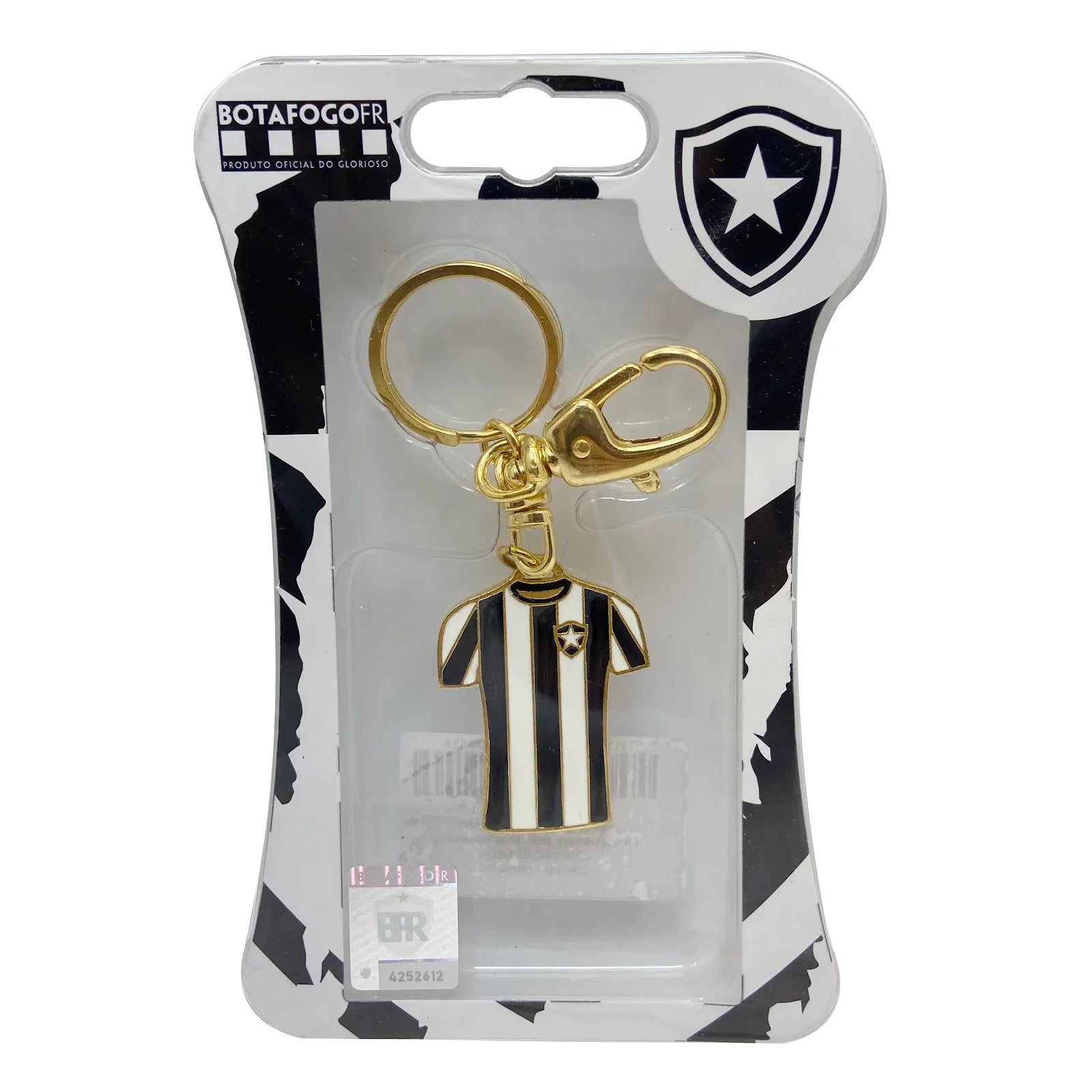 6130-CHAVEIRO OURO CAMISA - BOTAFOGO