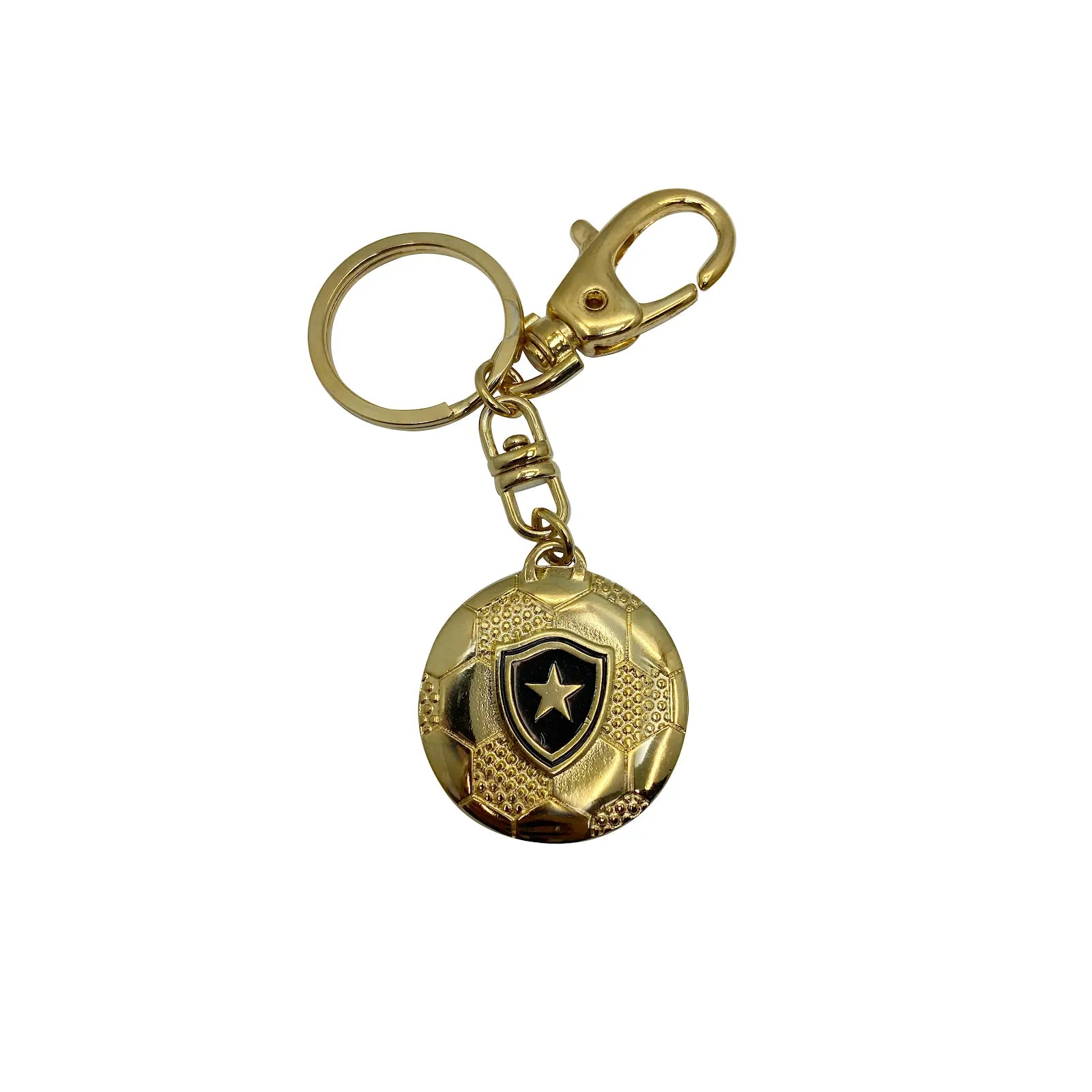 6132-CHAVEIRO OURO BOLA DO BOTAFOGO