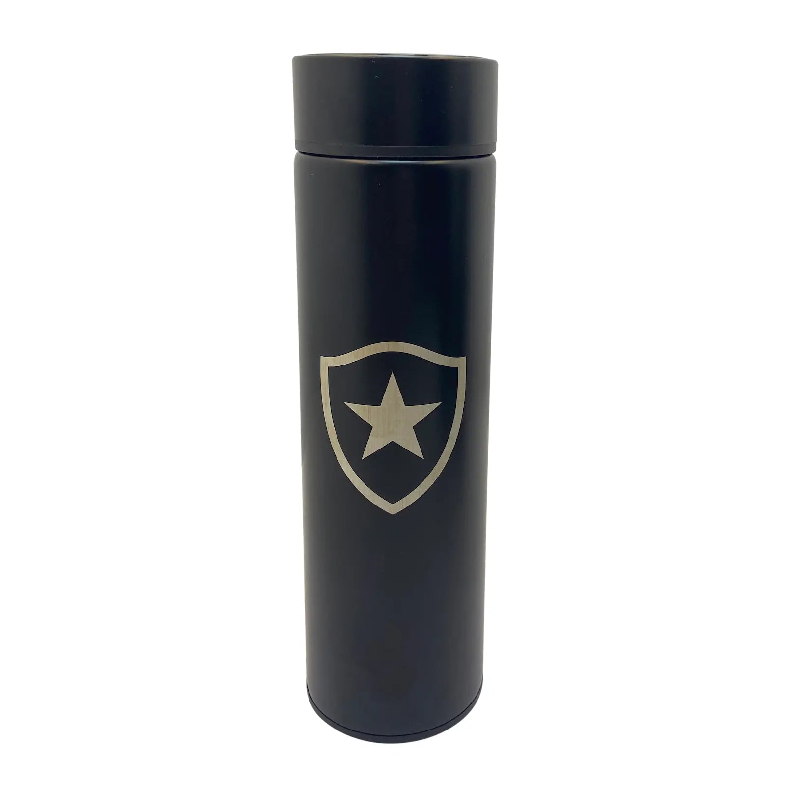 6157-GARRAFA TERMICA 450ML C/LED PTO BOTAFOGO