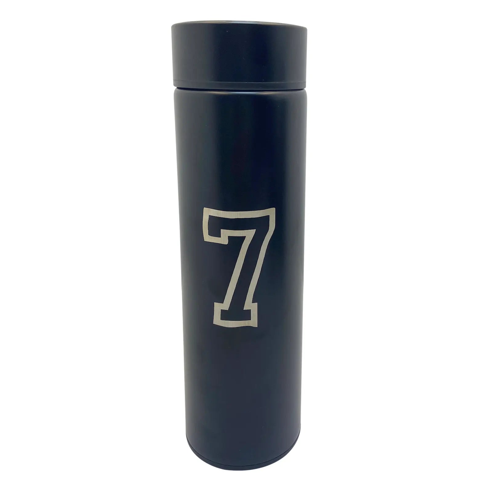 6157-GARRAFA TERMICA 450ML C/LED PTO BOTAFOGO