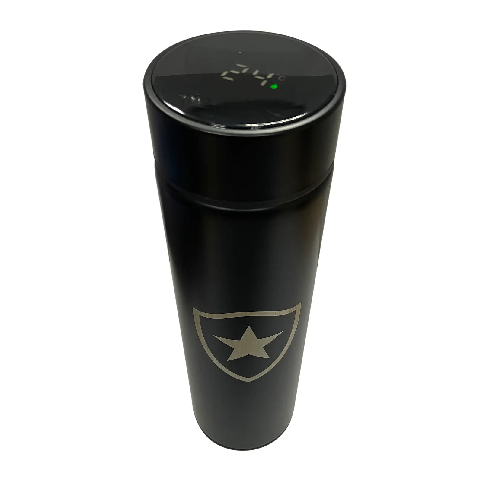 6157-GARRAFA TERMICA 450ML C/LED PTO BOTAFOGO