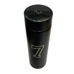 6157-GARRAFA TERMICA 450ML C/LED PTO BOTAFOGO