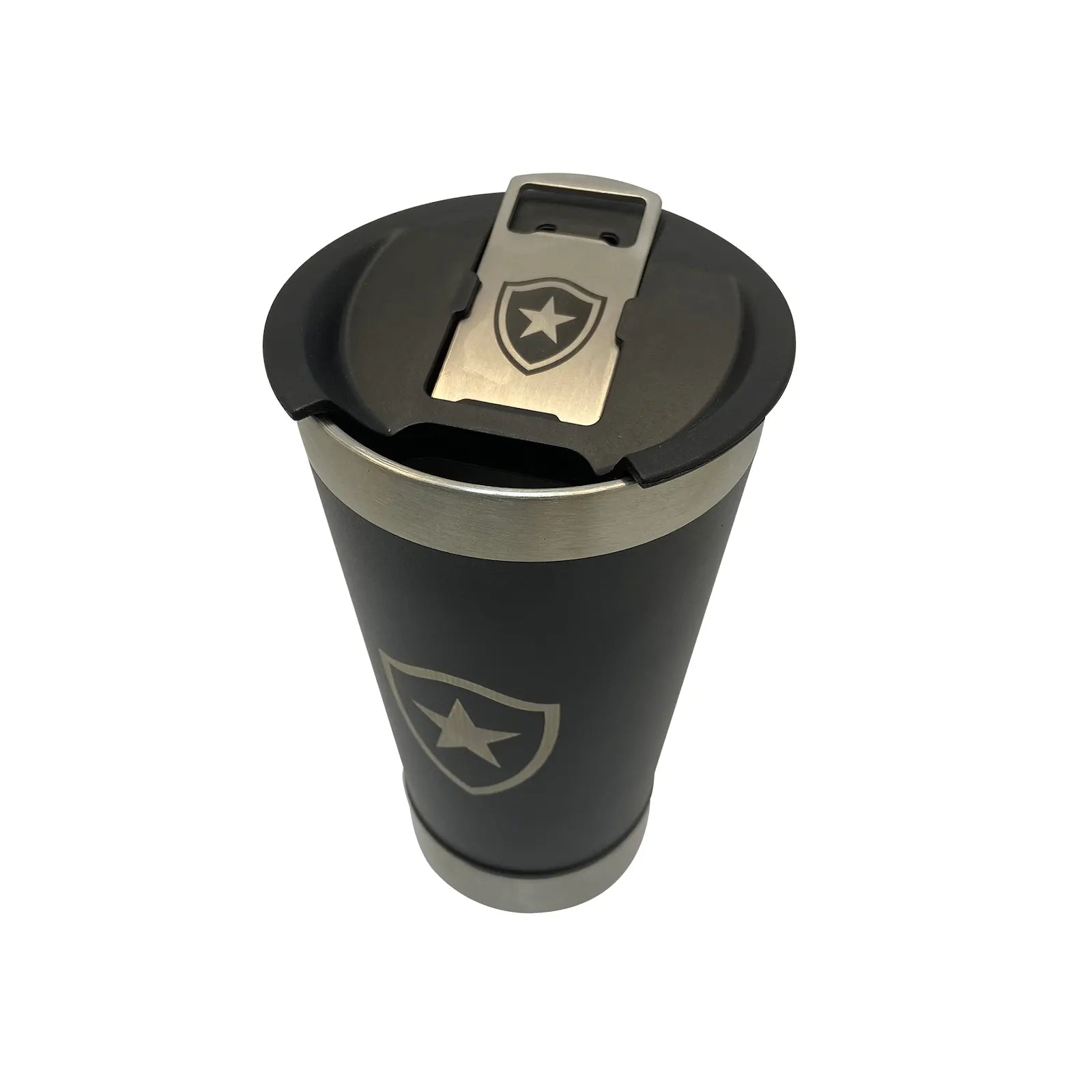 6195-COPO TERM 500ML PTO C/ABRI - BOTAFOGO
