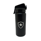 6198-GARRAFA PTO 600ML C/TRAVA E ALCA - BOTAFOGO