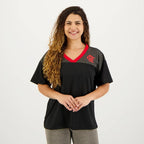 FLA - MANA CAMISETA FEM 100% PES PRETO