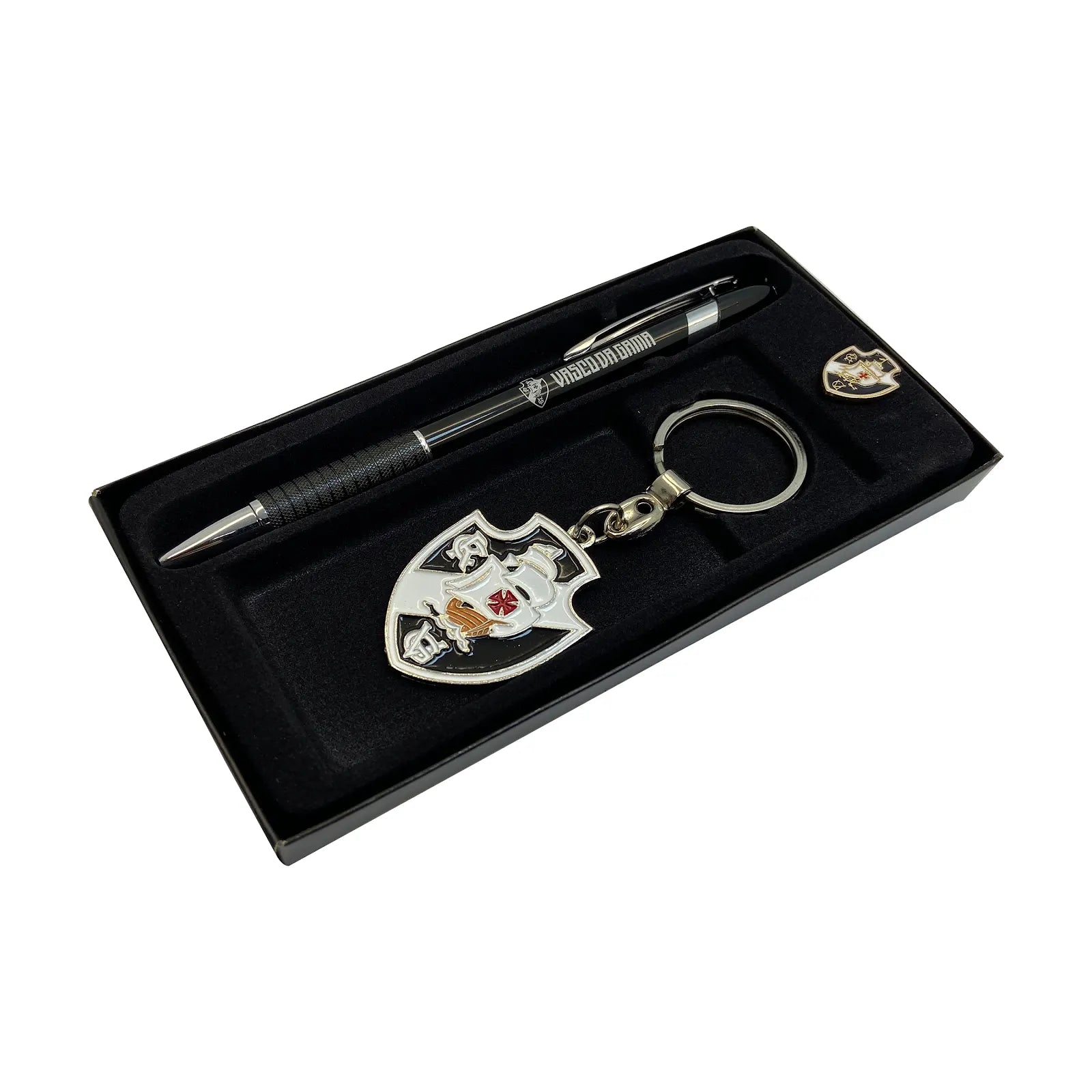 KIT DE CANETA ROLLER PEN COM CHAV. VASCO