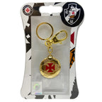 7160-CHAVEIRO OURO BOLA VASCO
