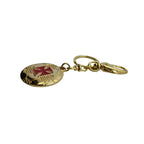 7160-CHAVEIRO OURO BOLA VASCO