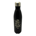 7183-GARRAFA INOX 750 ML  VASCO PRETO