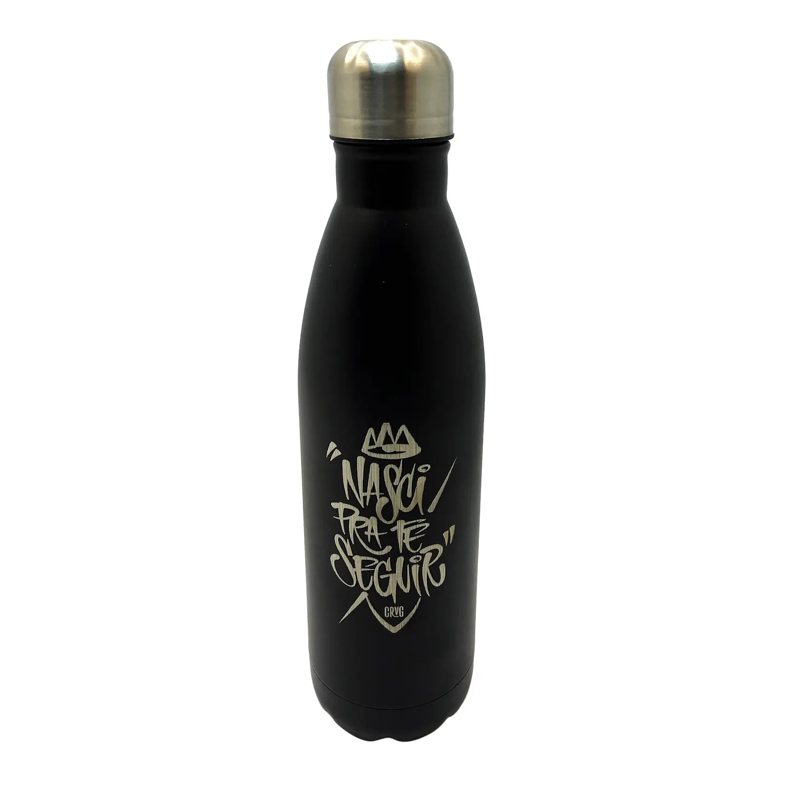 7183-GARRAFA INOX 750 ML  VASCO PRETO