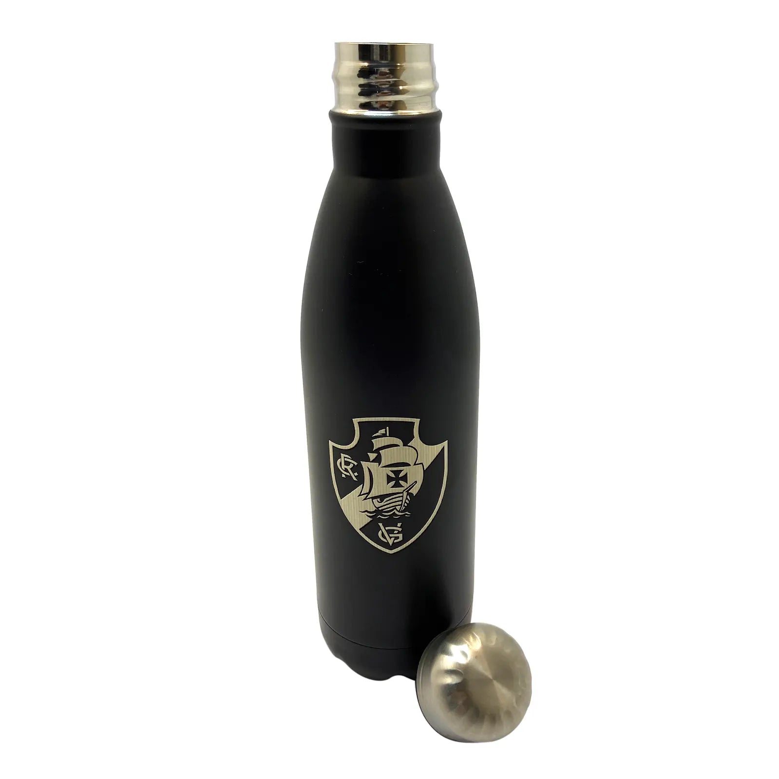 7183-GARRAFA INOX 750 ML  VASCO PRETO