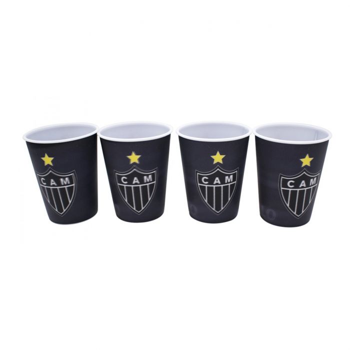 JOGO DE COPO DE PLASTICO ATLETICO MINEIRO
