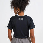 FLA - TRAMA CROPPED FEM 100% PES PRETO