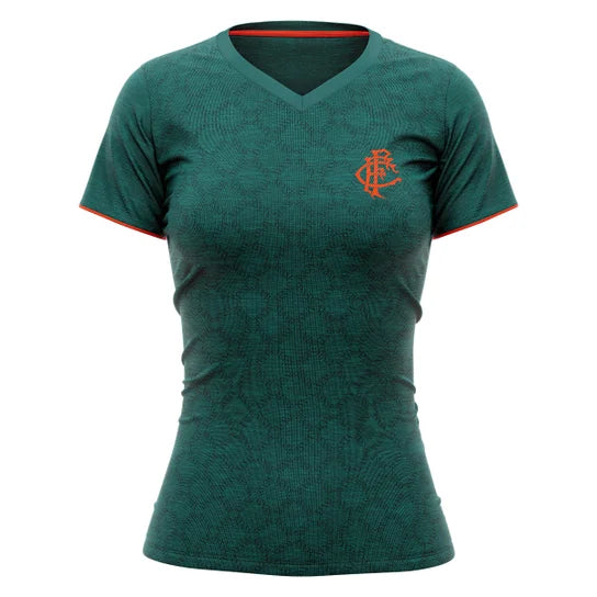 FLU - STUDY CAMISETA FEM 100% PES MESCLA VERDE