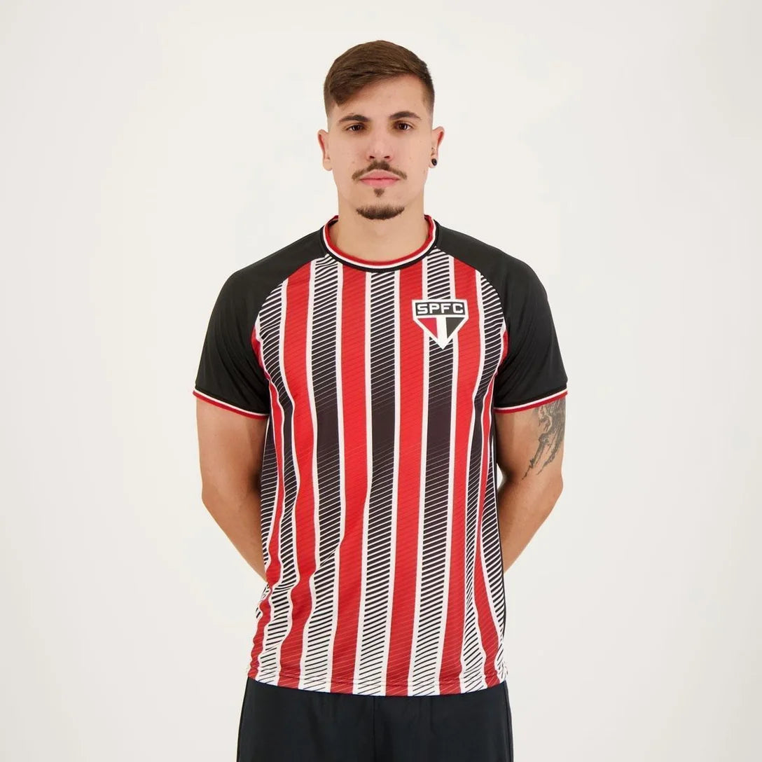 CAMISETA SPFC ARROWS VERM/PTO