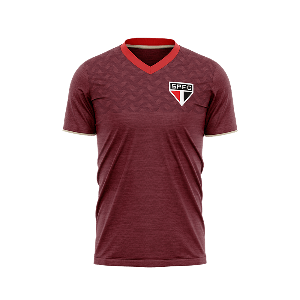 SPF - DIGNO CAMISETA ADT 100% PES MESCLA VINHO