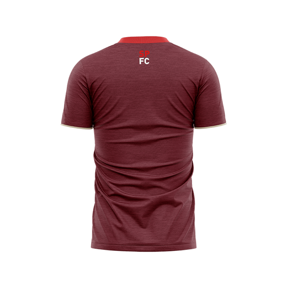 SPF - DIGNO CAMISETA ADT 100% PES MESCLA VINHO