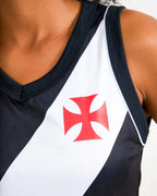 VAS - FIO REGATA FEM 100% PES PRETO/BRANCO