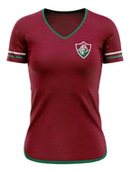 FLU - MATH CAMISETA FEM 100% PES MESCLA VINHO